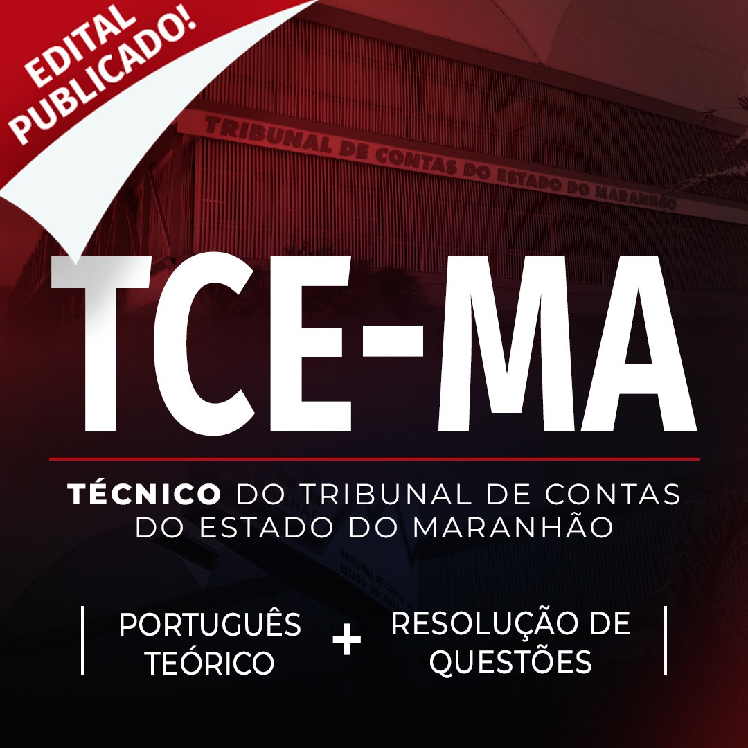 TCE-MA Português Cebraspe: Teórico + Resolução de Questões